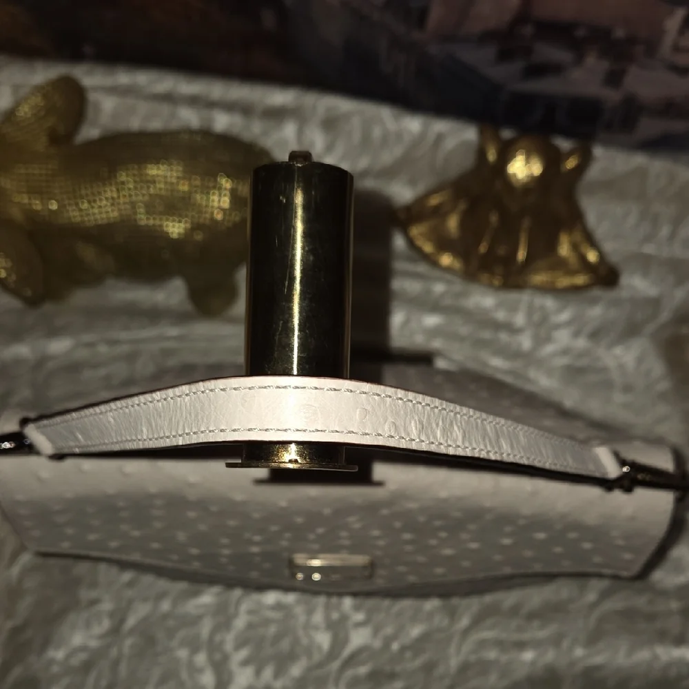 Kate Spade Eel Skin Cream Shoulder Bag - Picture 3 of 9